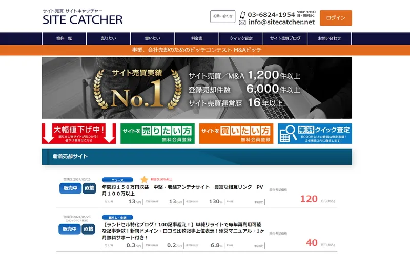 サイトキャッチャー